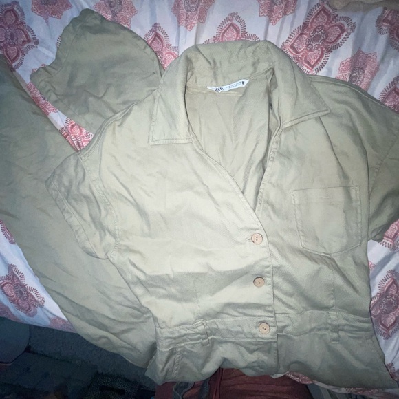 Zara short sleeve jumpsuit size m - Picture 4 of 8